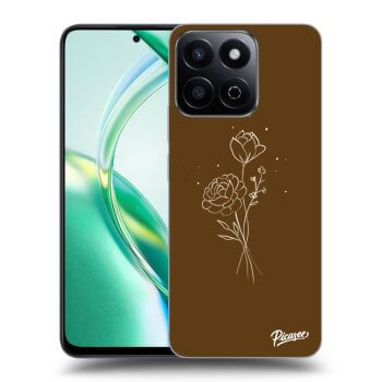 Hülle für Honor 200 Smart 5G - Brown flowers