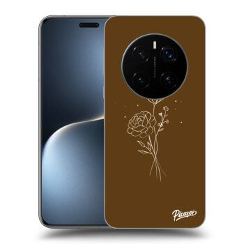 Hülle für Honor Magic7 Pro 5G - Brown flowers