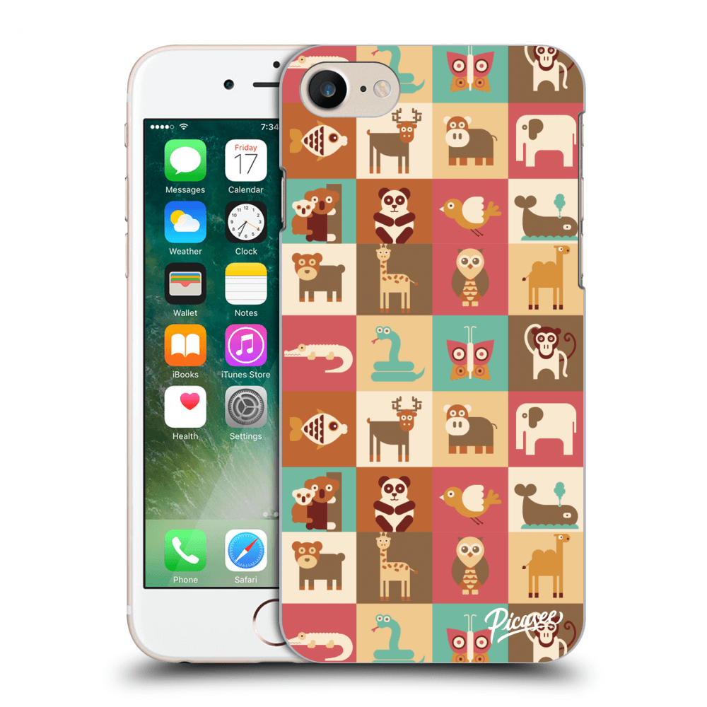 Picasee Apple iPhone 7 Hülle - Transparenter Kunststoff - Animals