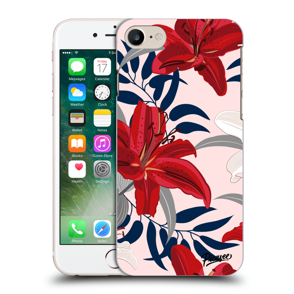 Picasee ULTIMATE CASE für Apple iPhone 7 - Red Lily