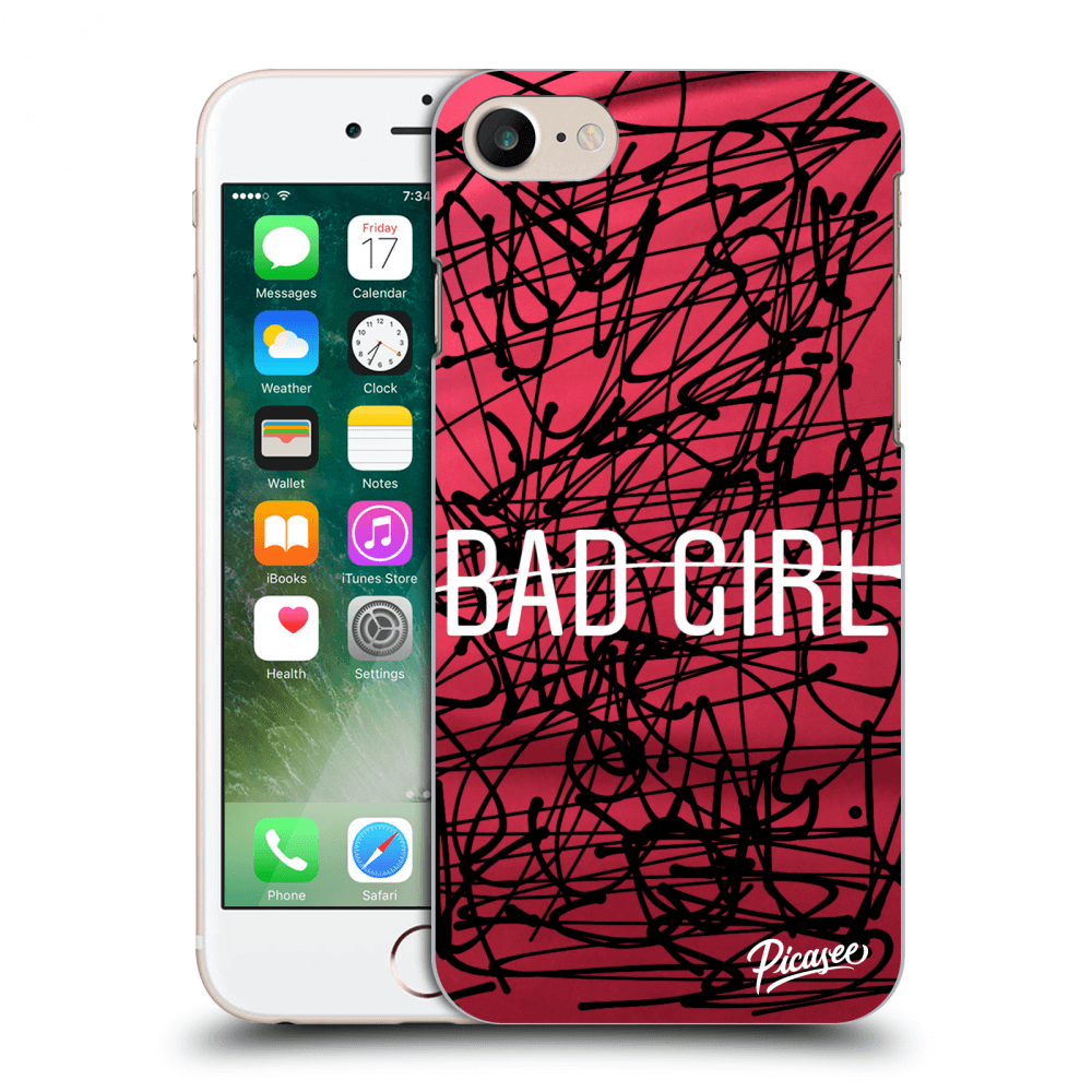 Picasee Apple iPhone 7 Hülle - Transparentes Silikon - Bad girl