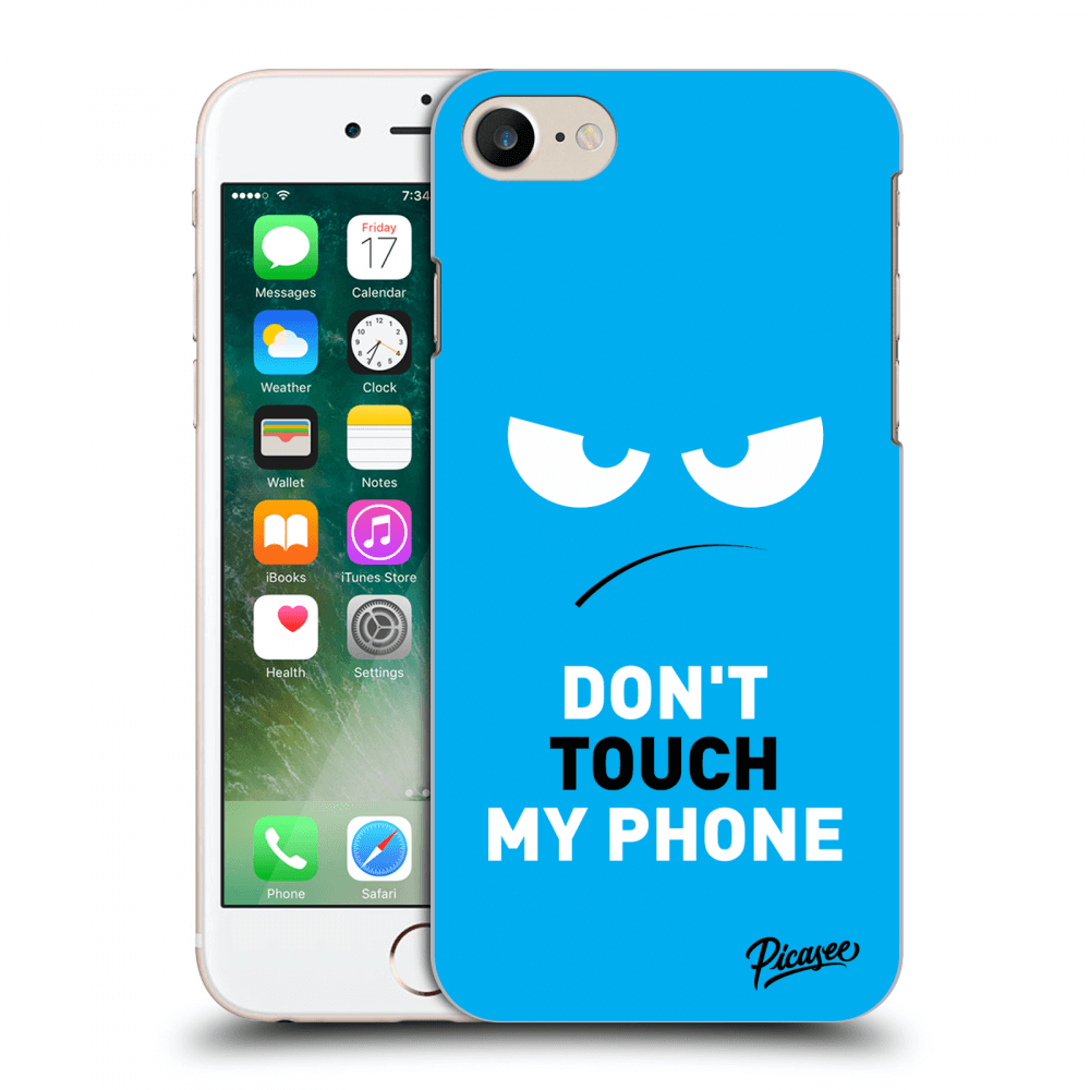 Picasee ULTIMATE CASE für Apple iPhone 7 - Angry Eyes - Blue