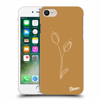 Picasee Apple iPhone 7 Hülle - Transparentes Silikon - Tulips