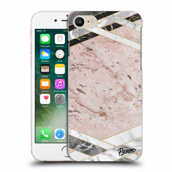 Hülle für Apple iPhone 7 - Pink geometry