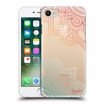 Picasee Apple iPhone 7 Hülle - Transparentes Silikon - Flowers pattern