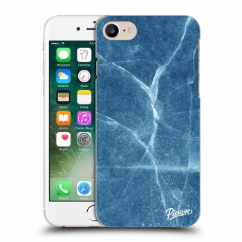 Picasee Apple iPhone 7 Hülle - Transparentes Silikon - Blue marble