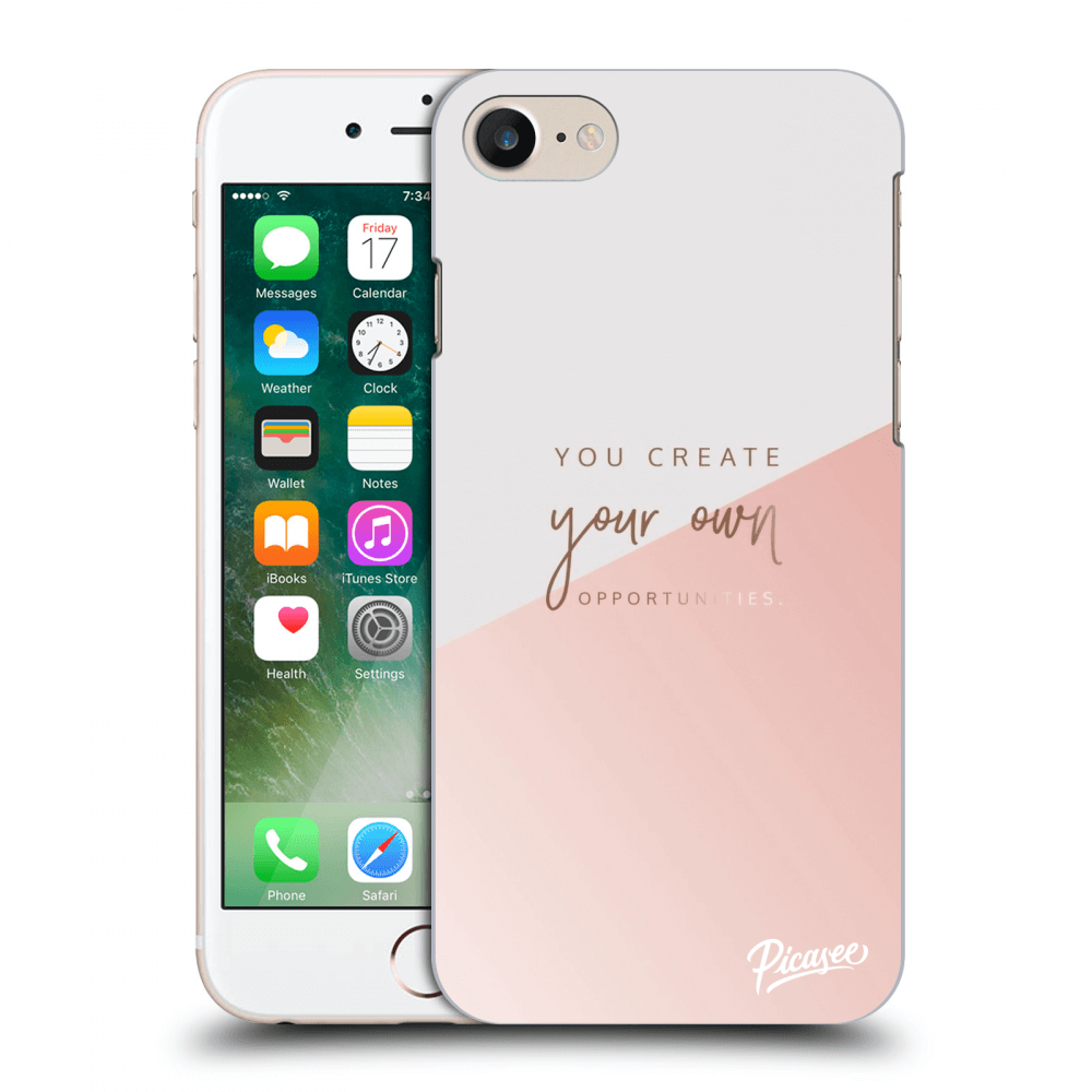 Picasee Apple iPhone 7 Hülle - Transparentes Silikon - You create your own opportunities