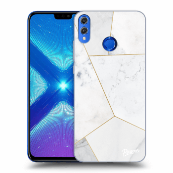 Hülle für Honor 8X - White tile