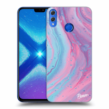 Hülle für Honor 8X - Pink liquid