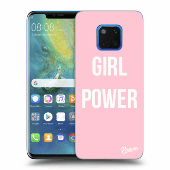 Picasee Huawei Mate 20 Pro Hülle - Schwarzes Silikon - Girl power