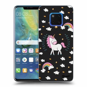 Picasee Huawei Mate 20 Pro Hülle - Schwarzes Silikon - Unicorn star heaven