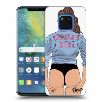 Picasee Huawei Mate 20 Pro Hülle - Transparentes Silikon - Crossfit girl - nickynellow