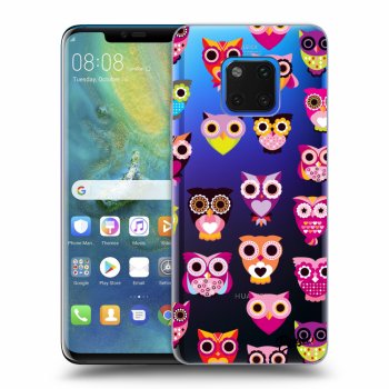 Picasee Huawei Mate 20 Pro Hülle - Transparentes Silikon - Owls