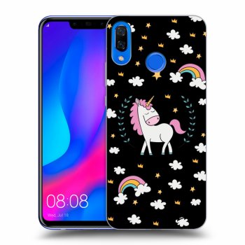 Hülle für Huawei Nova 3 - Einhorn Sternenhimmel