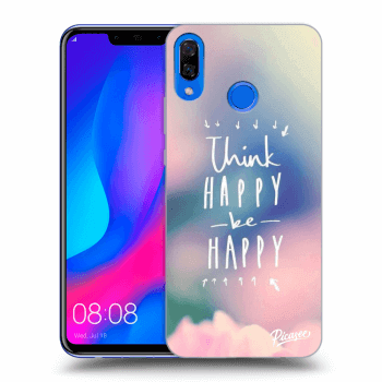 Picasee Huawei Nova 3 Hülle - Transparentes Silikon - Think happy be happy