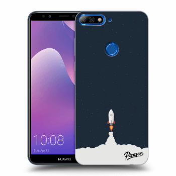 Picasee Huawei Y7 Prime (2018) Hülle - Transparentes Silikon - Astronaut 2