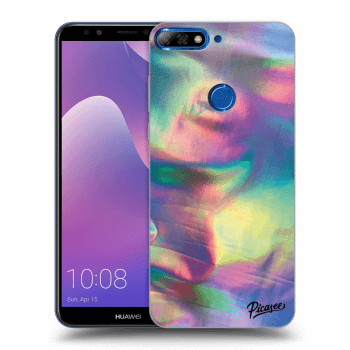 Picasee Huawei Y7 Prime (2018) Hülle - Transparentes Silikon - Holo
