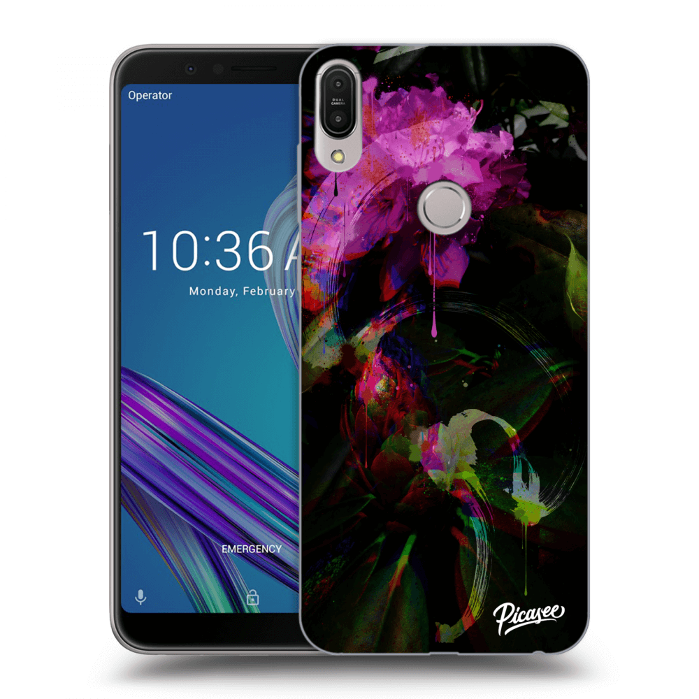 Picasee Asus ZenFone Max Pro (M1) ZB602KL Hülle - Transparentes Silikon - Peony Color