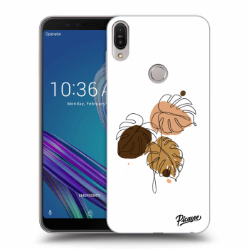 Picasee Asus ZenFone Max Pro (M1) ZB602KL Hülle - Transparentes Silikon - Monstera