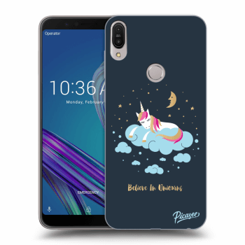 Picasee Asus ZenFone Max Pro (M1) ZB602KL Hülle - Transparentes Silikon - Believe In Unicorns