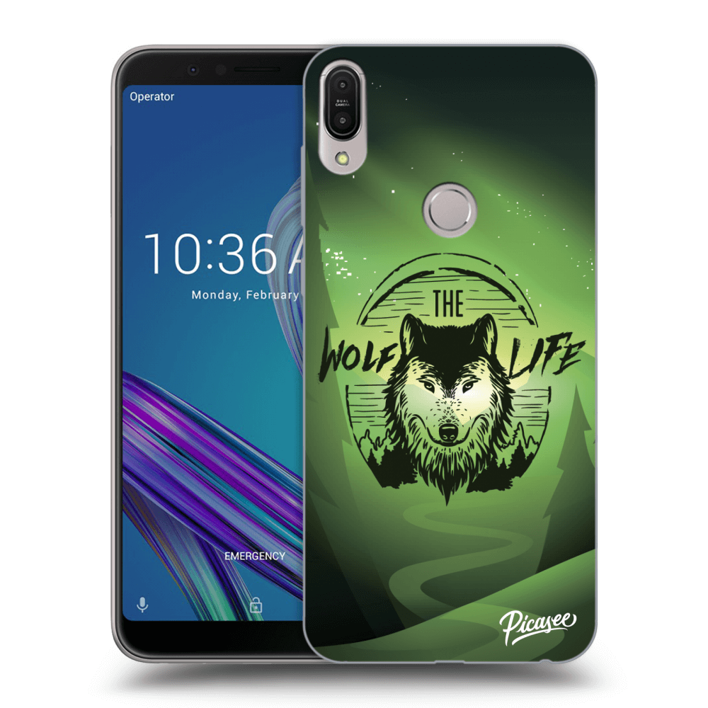 Picasee Asus ZenFone Max Pro (M1) ZB602KL Hülle - Transparentes Silikon - Wolf life
