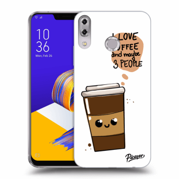 Picasee Asus ZenFone 5 ZE620KL Hülle - Transparentes Silikon - Cute coffee