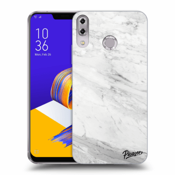 Picasee Asus ZenFone 5 ZE620KL Hülle - Transparentes Silikon - White marble