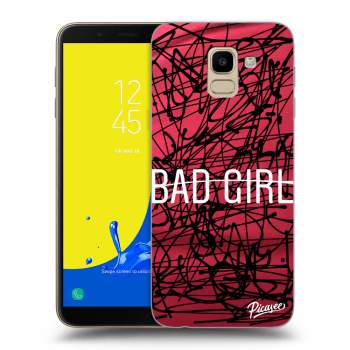 Picasee Samsung Galaxy J6 J600F Hülle - Transparentes Silikon - Bad girl
