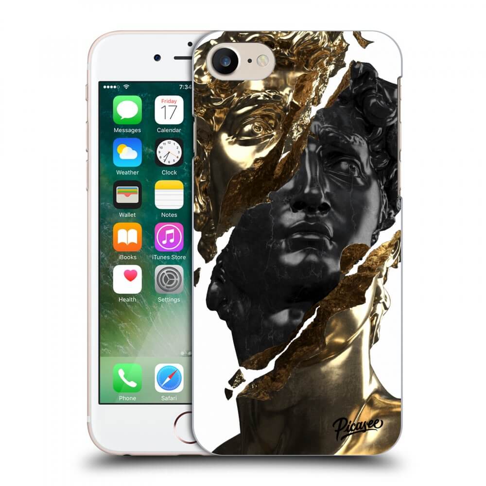 Picasee ULTIMATE CASE für Apple iPhone 8 - Gold - Black
