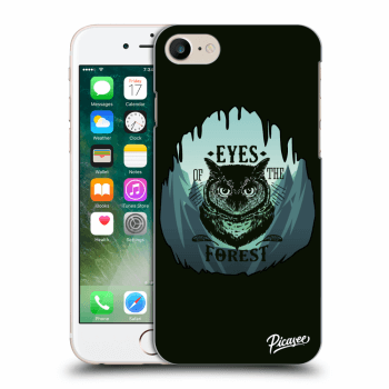 Picasee Apple iPhone 8 Hülle - Transparentes Silikon - Forest owl