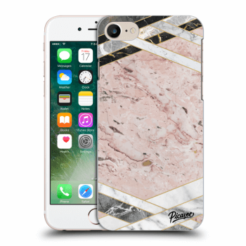 Hülle für Apple iPhone 8 - Pink geometry