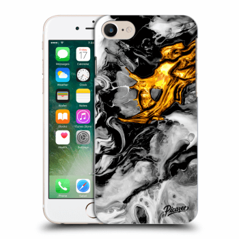 Hülle für Apple iPhone 8 - Black Gold 2