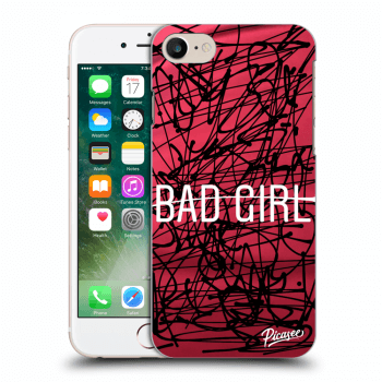 Picasee Apple iPhone 8 Hülle - Transparentes Silikon - Bad girl