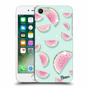 Picasee Apple iPhone 8 Hülle - Schwarzes Silikon - Watermelon 2