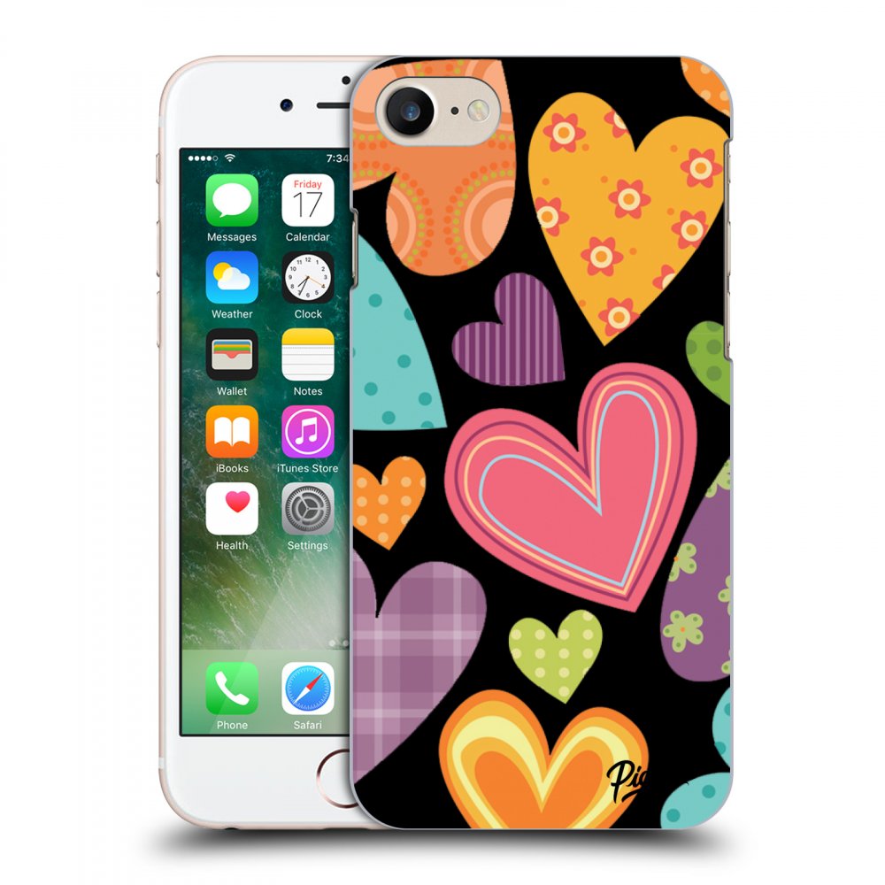 Picasee ULTIMATE CASE für Apple iPhone 8 - Colored heart