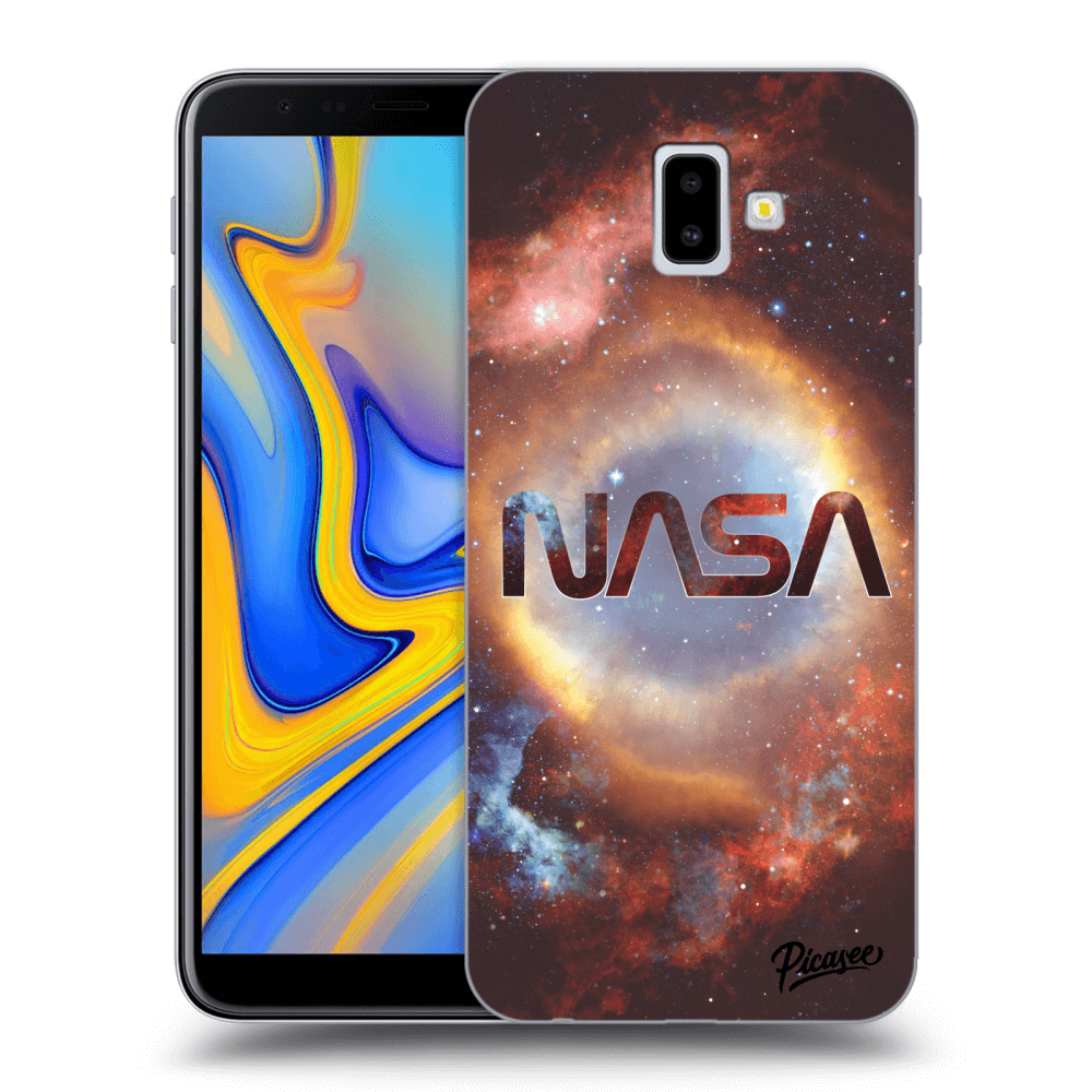 Picasee Samsung Galaxy J6+ J610F Hülle - Transparentes Silikon - Nebula