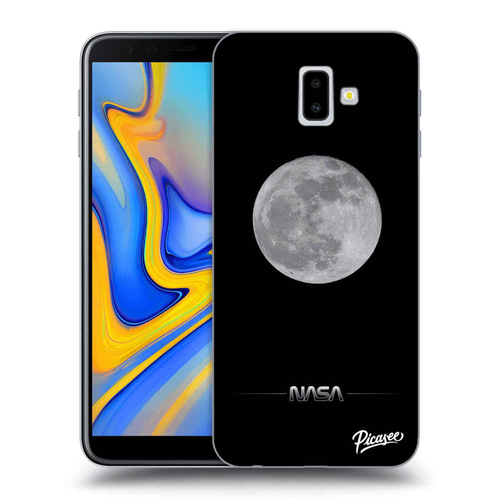 Picasee Samsung Galaxy J6+ J610F Hülle - Transparentes Silikon - Moon Minimal