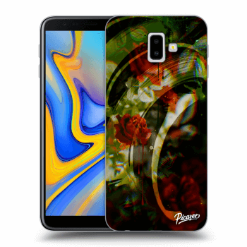Picasee Samsung Galaxy J6+ J610F Hülle - Transparentes Silikon - Roses color