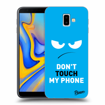 Hülle für Samsung Galaxy J6+ J610F - Angry Eyes - Blue