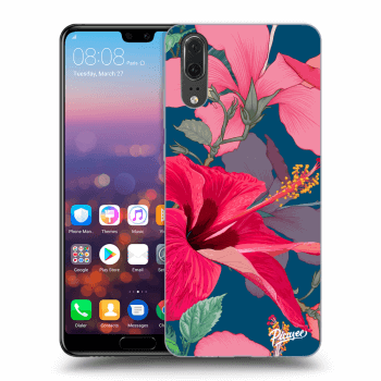 Hülle für Huawei P20 - Hibiscus