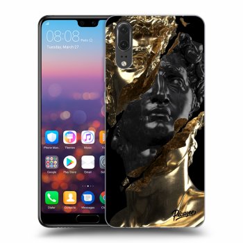 Hülle für Huawei P20 - Gold - Black
