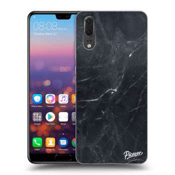 Hülle für Huawei P20 - Black marble