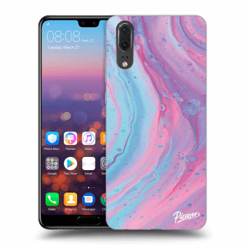 Hülle für Huawei P20 - Pink liquid