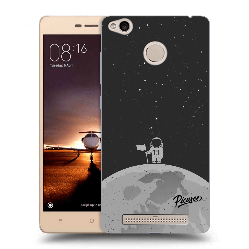 Picasee Xiaomi Redmi 3s, 3 Pro Hülle - Transparentes Silikon - Astronaut