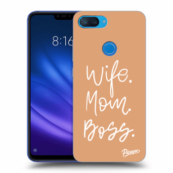 Picasee Xiaomi Mi 8 Lite Hülle - Transparentes Silikon - Boss Mama