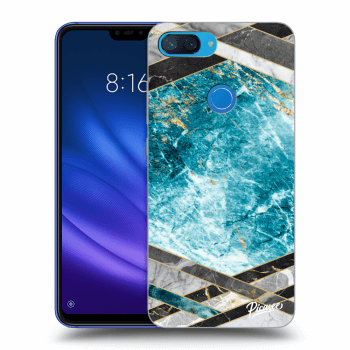Hülle für Xiaomi Mi 8 Lite - Blue geometry