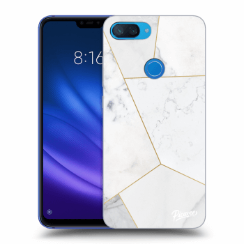 Hülle für Xiaomi Mi 8 Lite - White tile