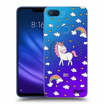 Picasee Xiaomi Mi 8 Lite Hülle - Transparentes Silikon - Unicorn star heaven