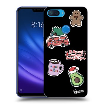 Hülle für Xiaomi Mi 8 Lite - Christmas Stickers