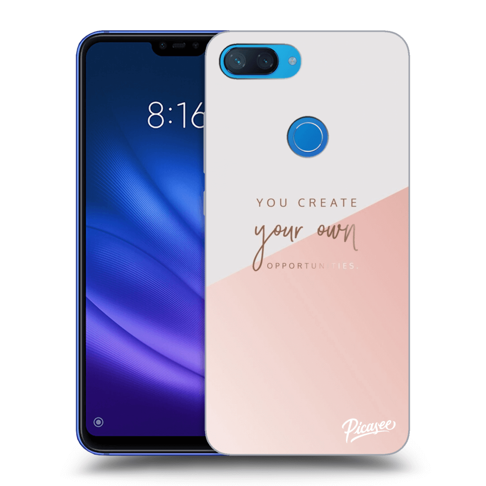 Picasee Xiaomi Mi 8 Lite Hülle - Transparentes Silikon - You create your own opportunities